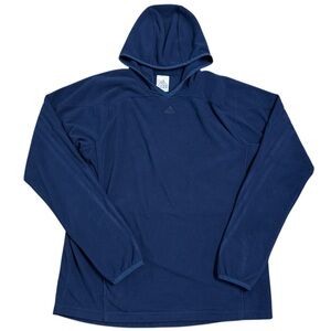 Vintage 2005 Adidas Navy Fleece Pullover Hoodie Men’s Size Large